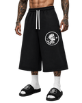 HarderThanHard Relaxed Drawstring Three-quarter Sweatpants