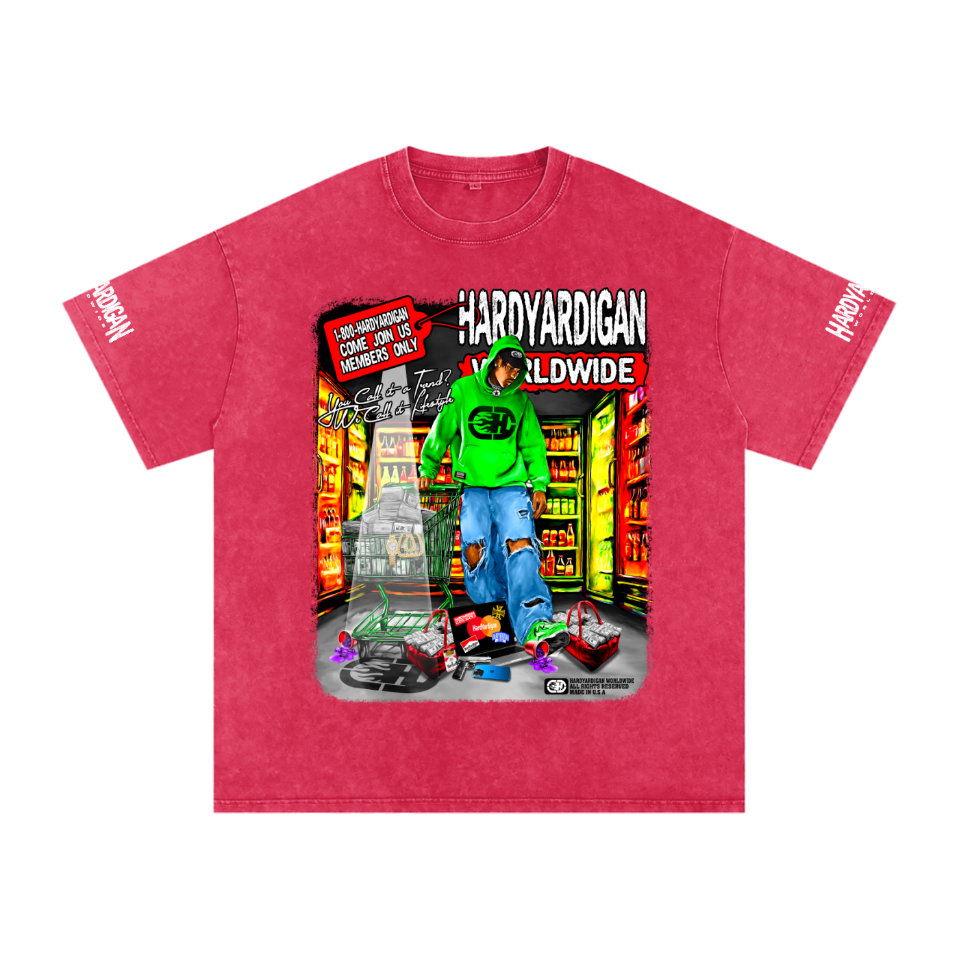 Hardyardigan Worldwide Oversized T-Shirt